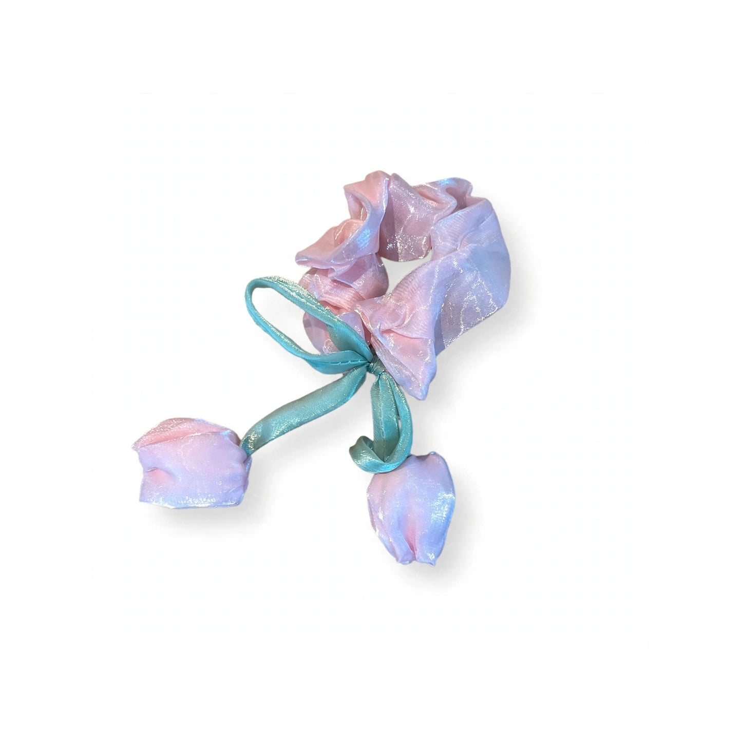 Elegant Tulip Charm Hair Scrunchie (Random)