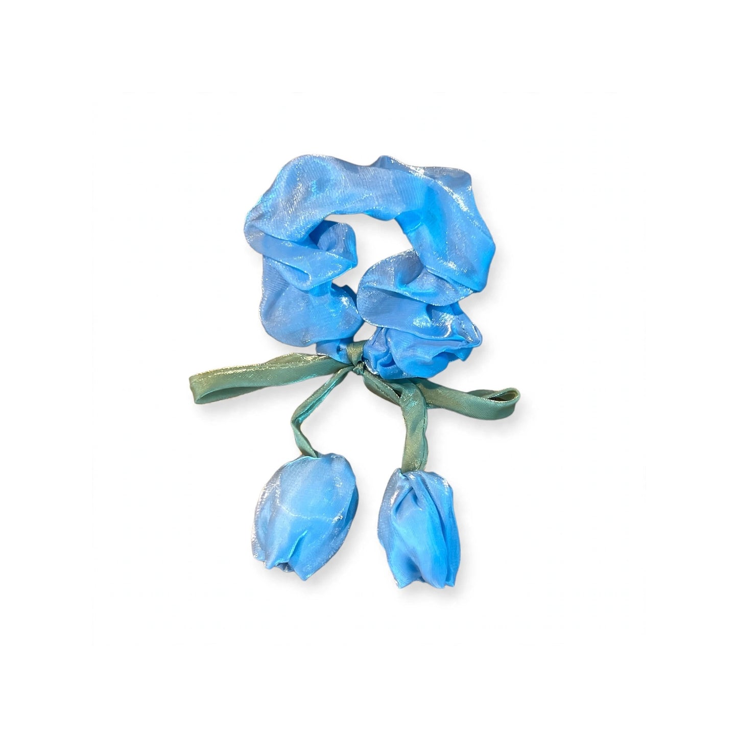 Elegant Tulip Charm Hair Scrunchie (Random)