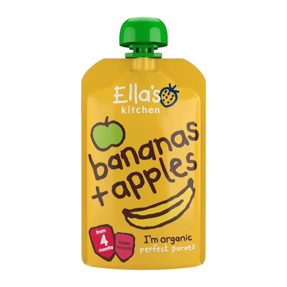 Ella's Kitchen Baby Pouch-Bananas And Apples (4m+) 120g