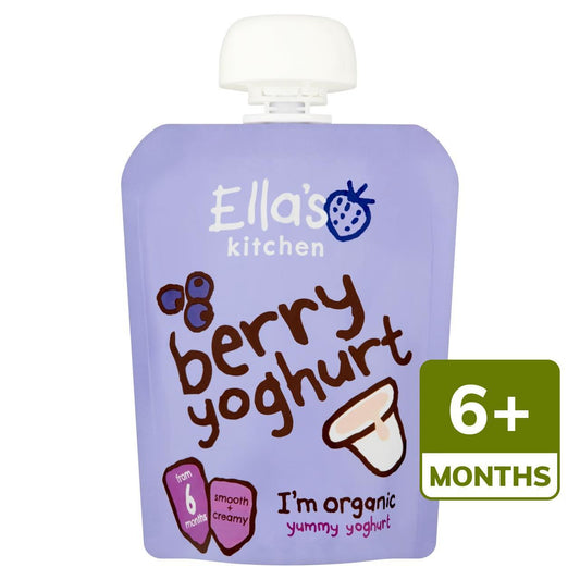 Ella's Kitchen Baby Pouch- Berry Yoghurt (6+ months) 90g