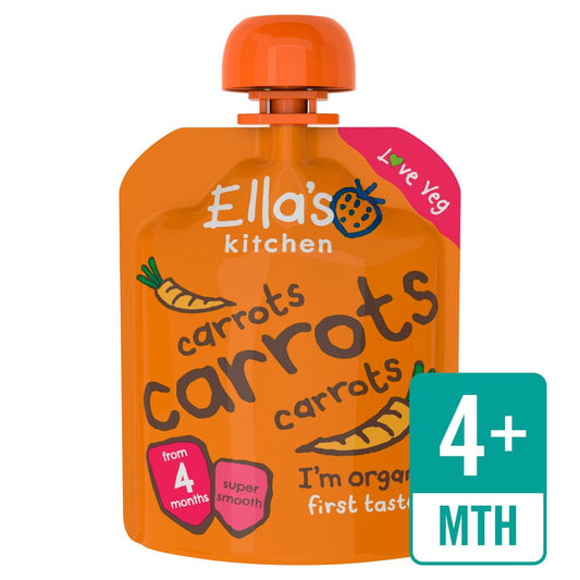 Ella's Kitchen Baby Pouch- Carrots (4+ months) 70g