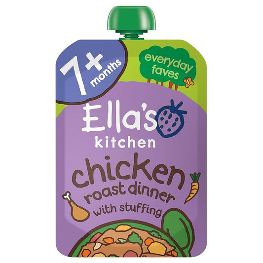 Ella's Kitchen Baby Pouch-Chicken Roast Dinner (7m+) 130g