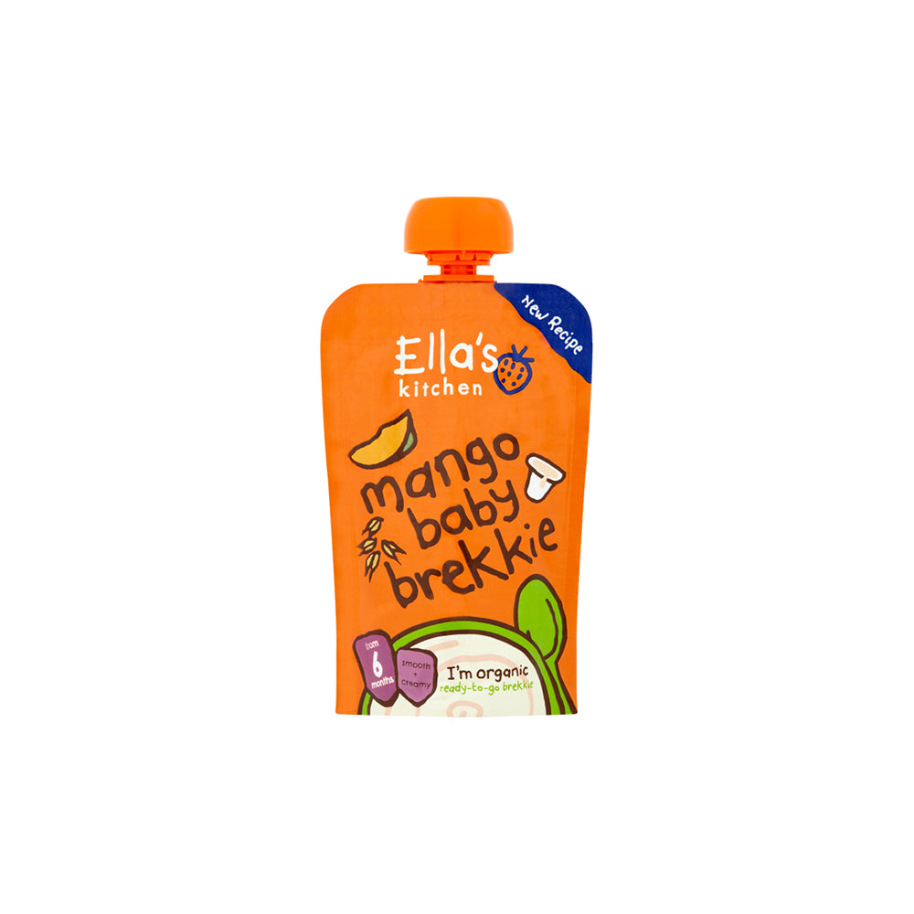 Ella's Kitchen Baby Pouch- Mango Baby Brekkie (6m+) 100g