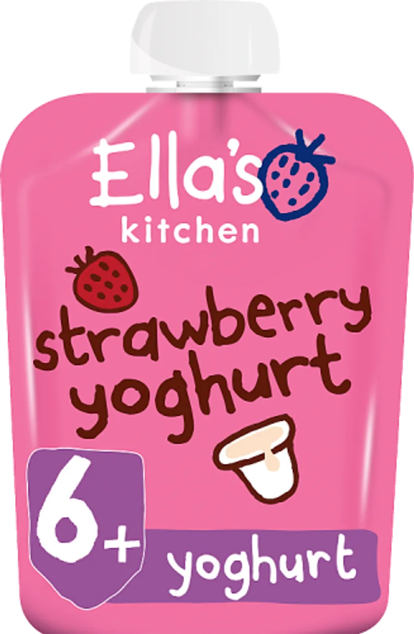 Ella's Kitchen Baby Pouch- Strawberry Yoghurt (6m+) 90g