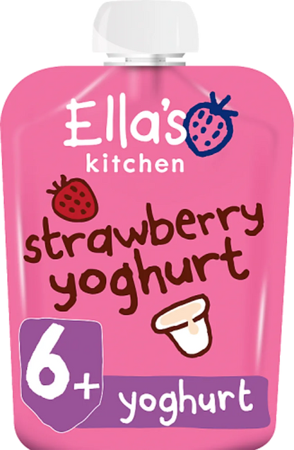 Ella's Kitchen Baby Pouch- Strawberry Yoghurt (6m+) 90g