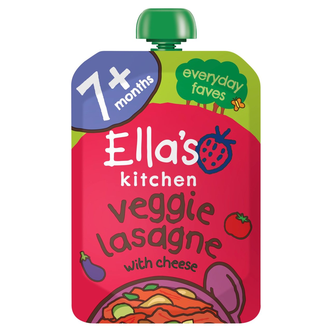 Ella's Kitchen Baby Pouch-Veggie Lasagne (7m+) 130g