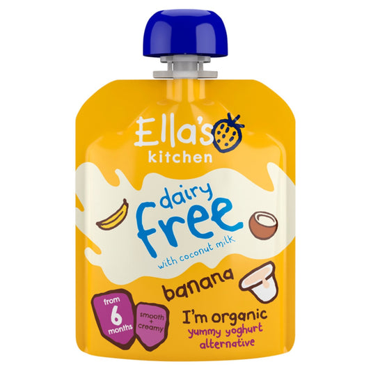 Ella's Kitchen Baby Pouch Dairy Free Coconut Yoghurt with Banana (6m+) 90g