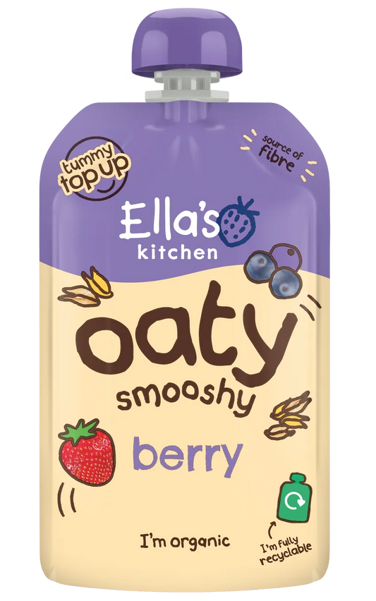 Ella's Kitchen Baby Pouch Oaty Smooshy Berry 90g (12m+)