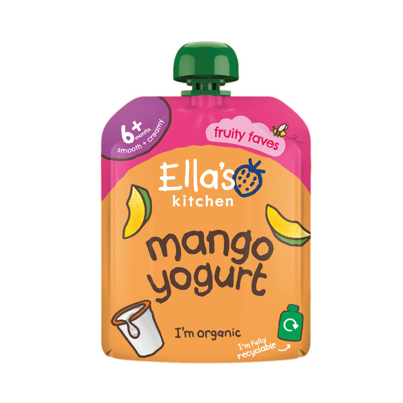 Ella's Kitchen Baby Pouch- Mango Yoghurt (6m+) 90g