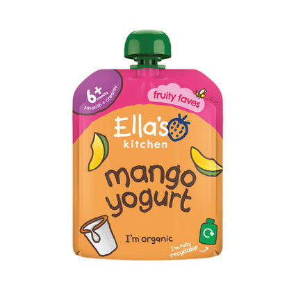 Ella's Kitchen Baby Pouch- Mango Yoghurt (6m+) 90g
