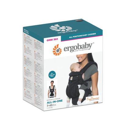 Ergobaby Omni 360 Cool Air Mesh Baby Carrier- Onyx Black