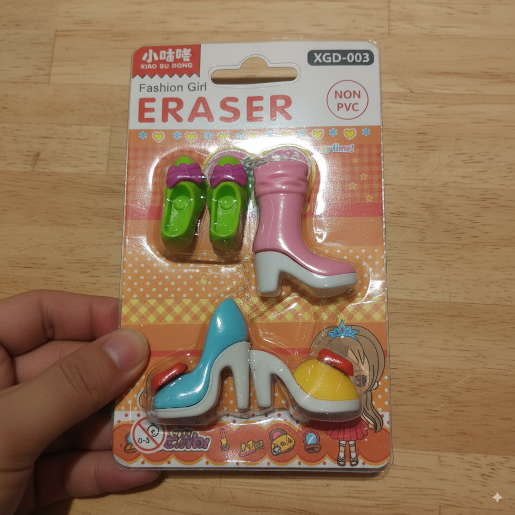 Fashion Girl Eraser Set (2)