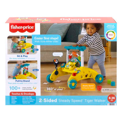 Fisher-Price HGM25 2-Sided Steady Speed Tiger Walker