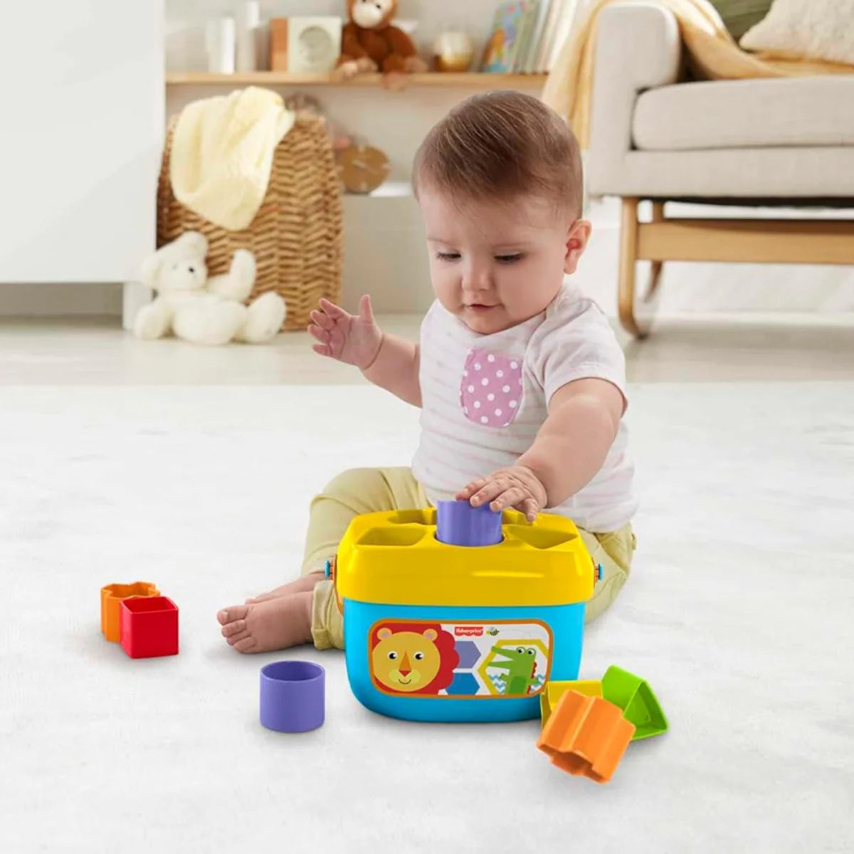 Fisher Price FFC84 Baby's First Blocks Shape-Sorting Toy (6m+)