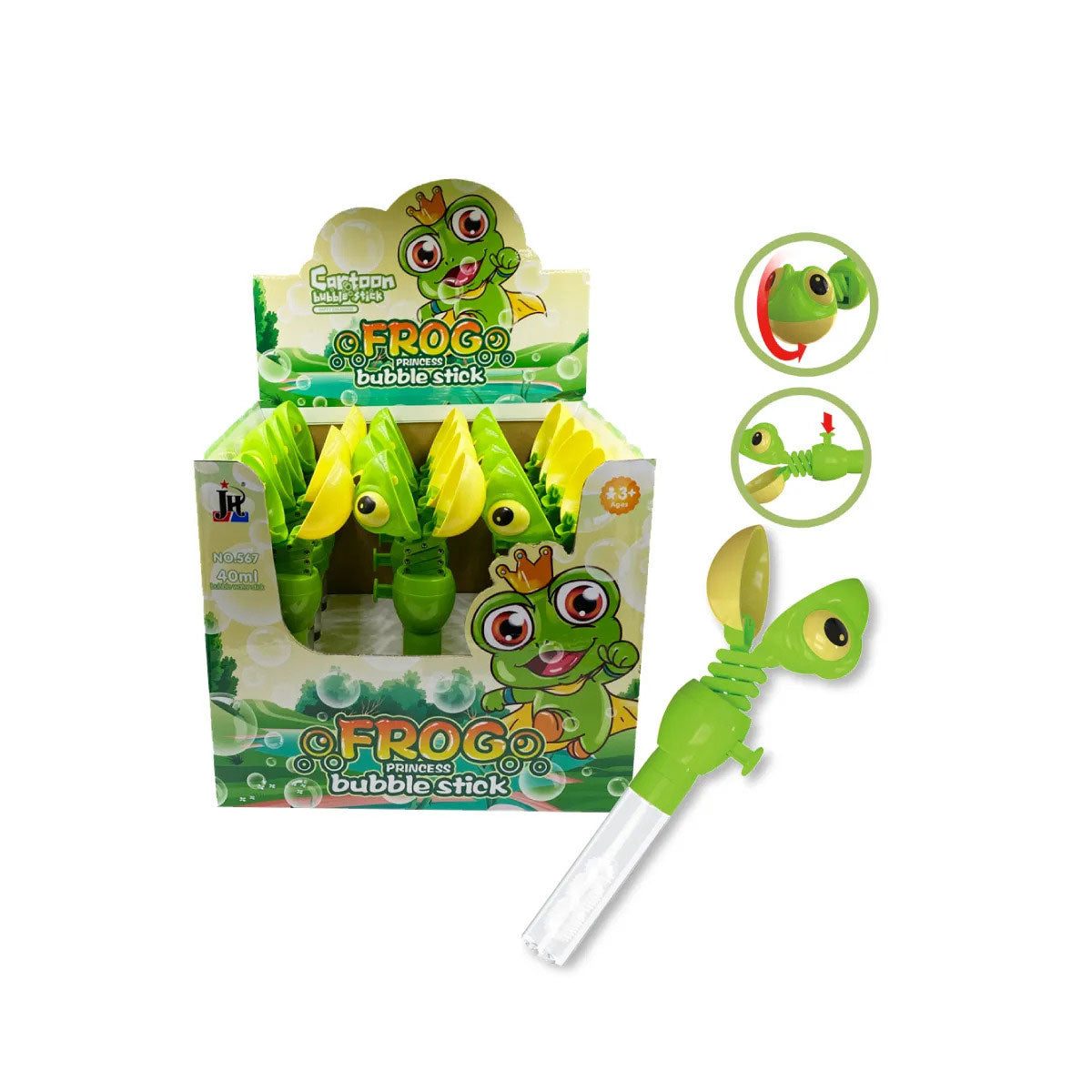 Frog Bubble Stick 40ml (567) 3+Years