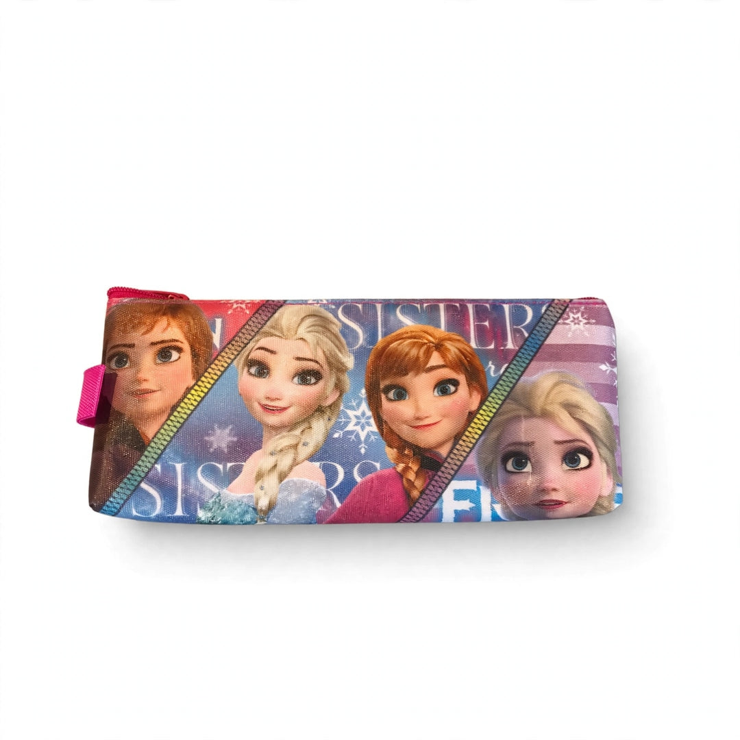 Frozen Elsa Anna Zipper Pencil Pouch Case