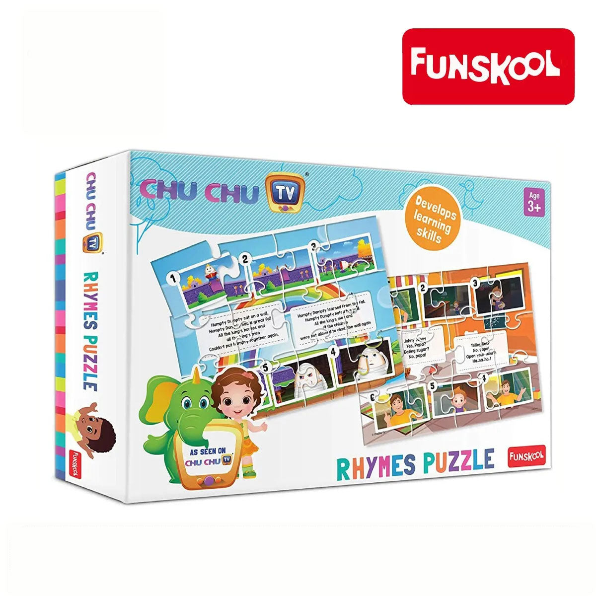 Funskool Chu Chu Rhymes Puzzle (3Y+)