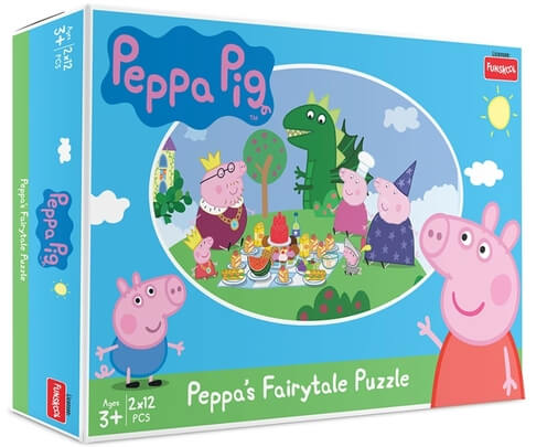 Funskool Peppa Pig Fairy Tale 2 in 1 Puzzle (3y+)