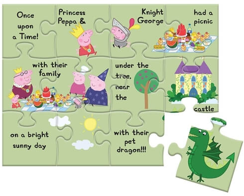 Funskool Peppa Pig Fairy Tale 2 in 1 Puzzle (3y+)