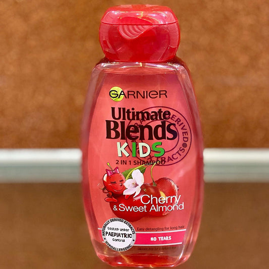 Garnier Ultimate Blends Kids 2 in 1 Shampoo- Cherry & Sweet Almond 250ml