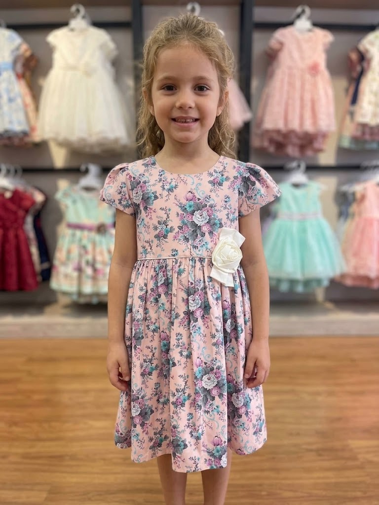 Girl's Lavender Cotton Alice Frock (5-7Y)