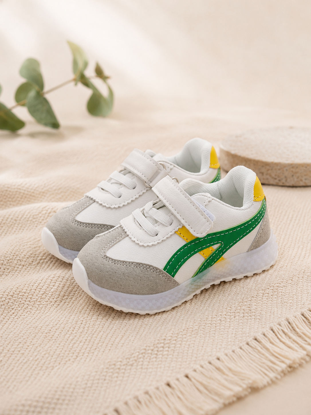 Glow-Run Retro Light-Up Sneakers for Kids