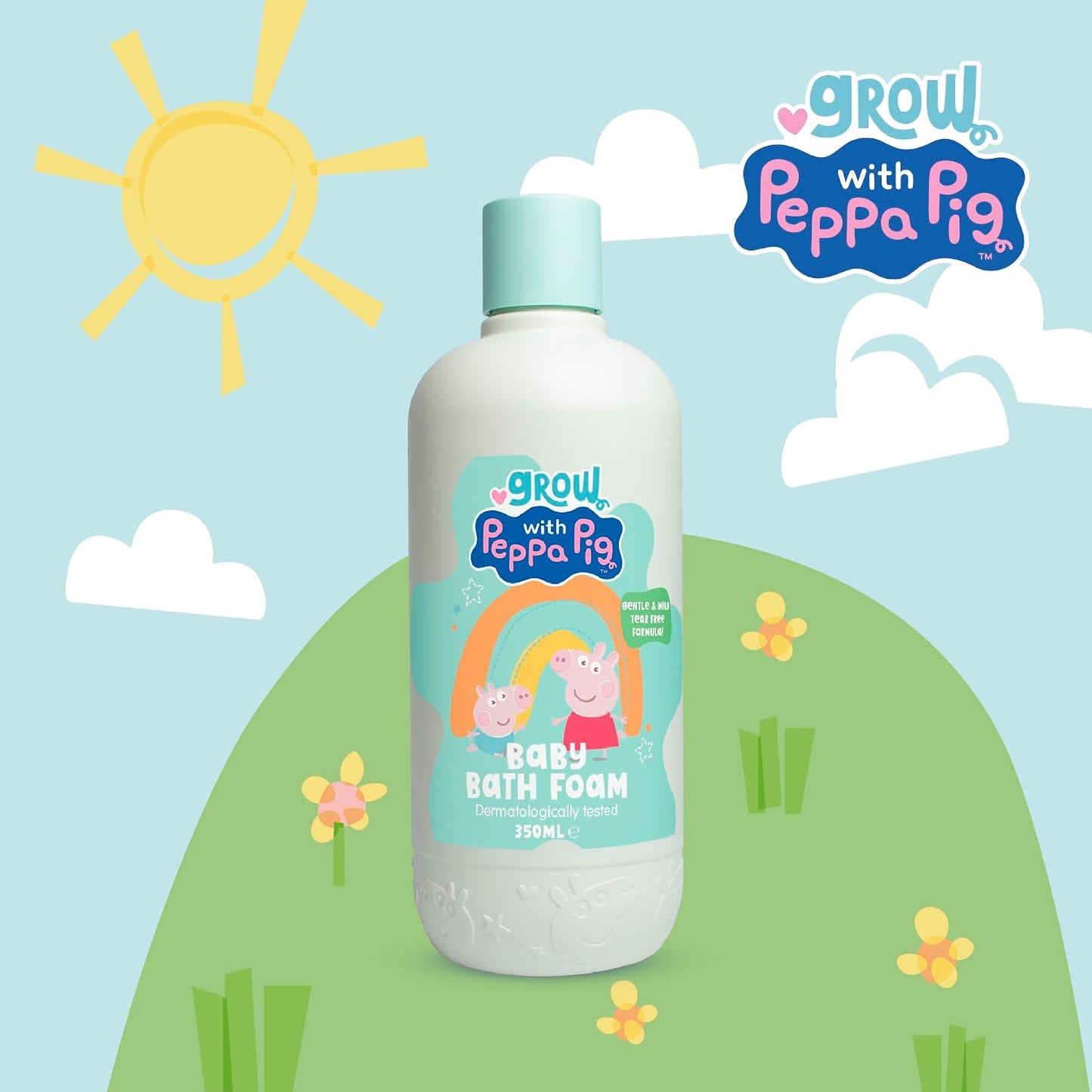 Grow With Peppa Pig Baby Bath Foam 350ml