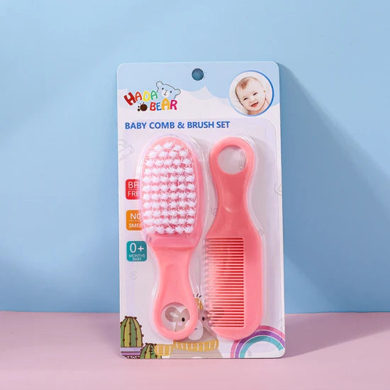 Hada Bear Baby Hair Comb & Brush Set