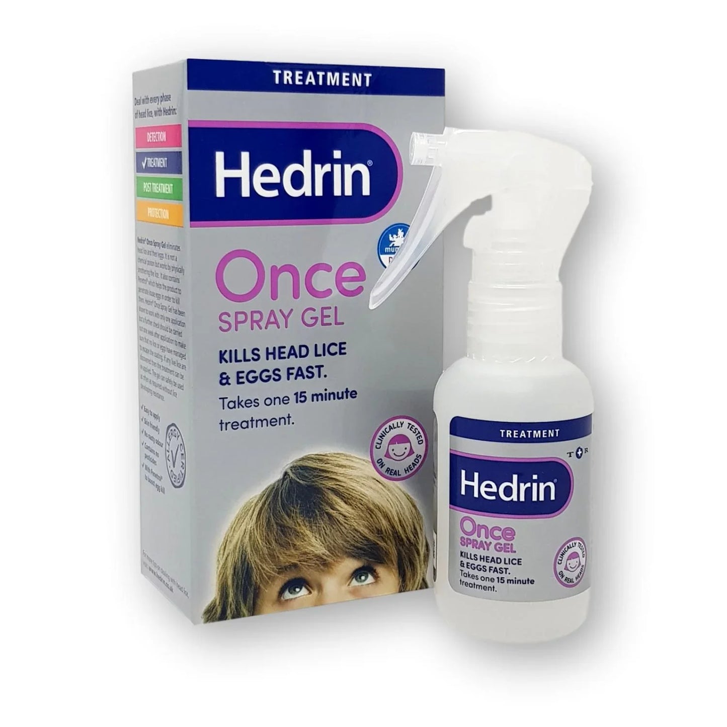 Hedrin Once Spray Gel 100ml