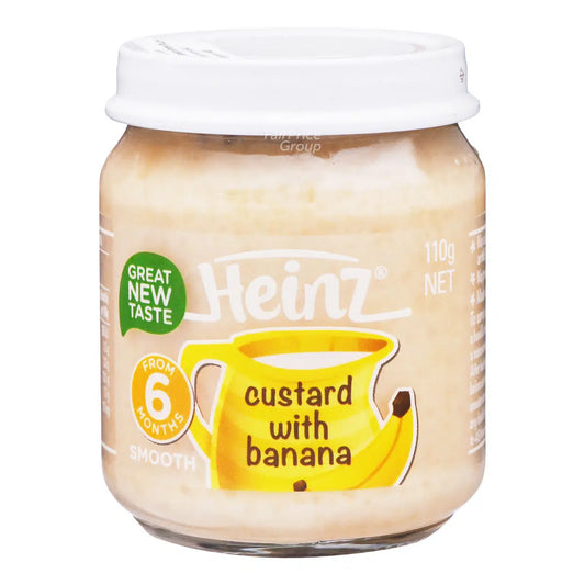 Heinz Custard with Banana Baby Food (6+months) 110g
