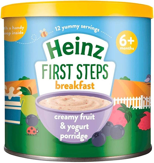 Heinz First Steps Breakfast Creamy Fruit & Yogurt Porridge (6+ Months) 240g