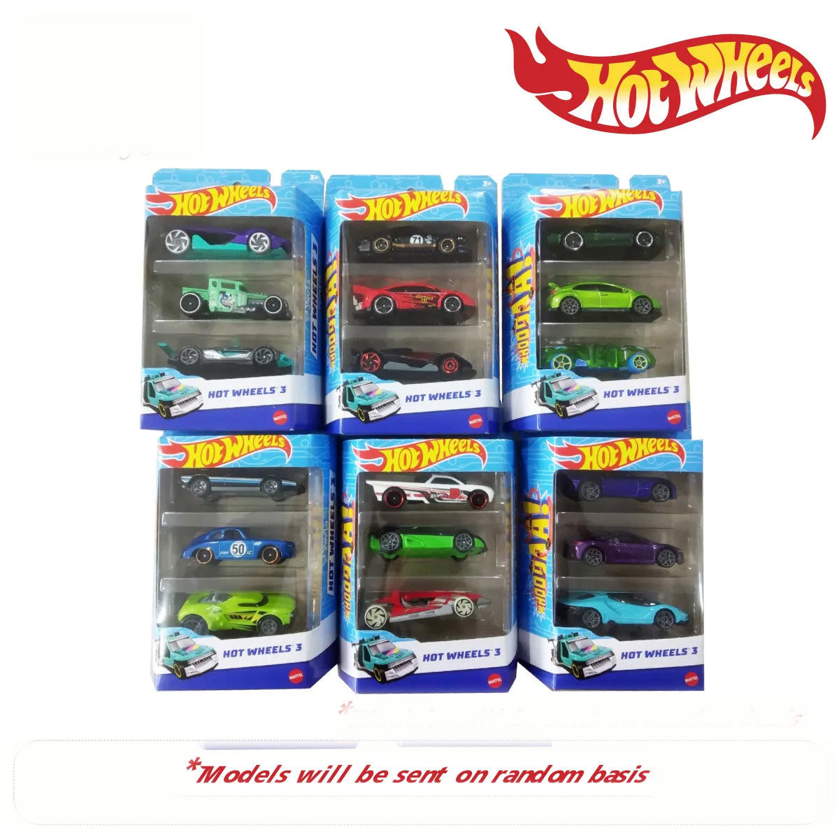 Hot Wheels K5904 Basic Car 3 Pack Assortment