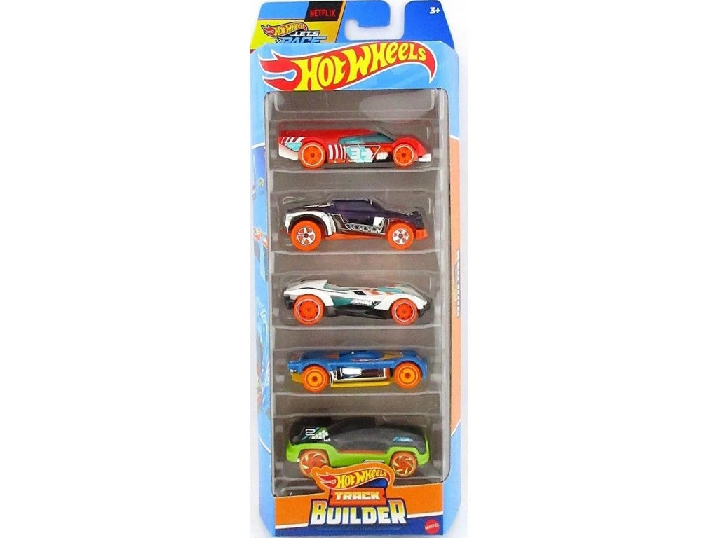 Hot Wheels 5-Car Pack Assortment- 1 Pack (MBS01)