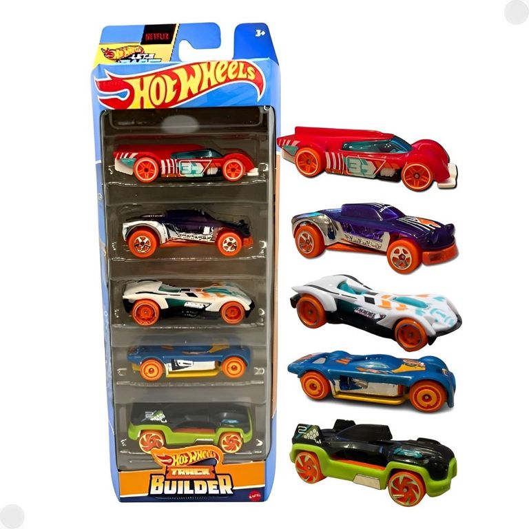 Hot Wheels 5-Car Pack Assortment- 1 Pack (MBS01)