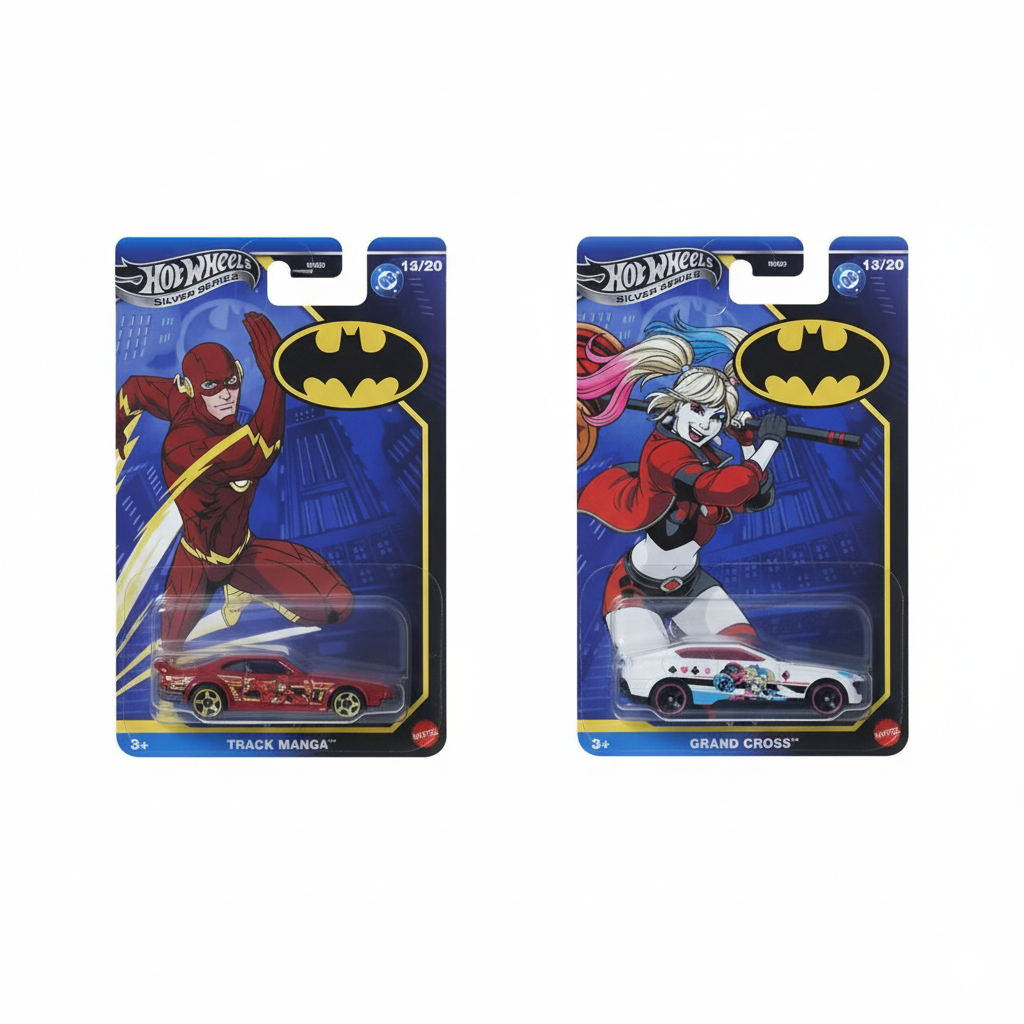 Hot Wheels HDG89 Batman Silver Series Ass 3Y+