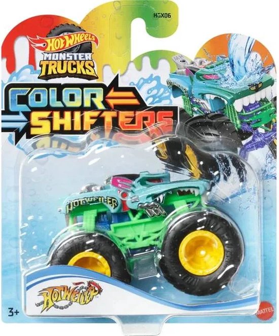 Hot Wheels HGX06 Monster Trucks Chromochemous Bone Shaker (3+Y)