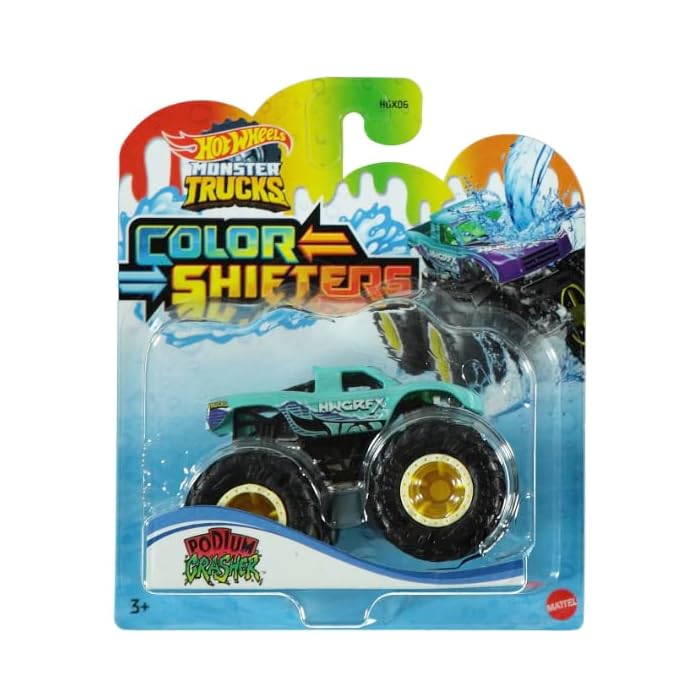 Hot Wheels HGX06 Monster Trucks Chromochemous Bone Shaker (3+Y)