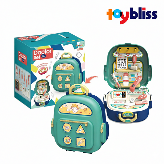 Inbealy 2 in 1 Doctor Set Bag Pack (2501-2) 3Y+