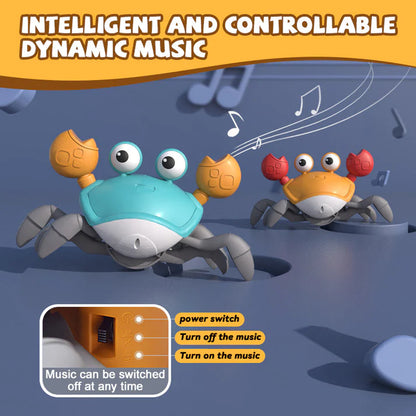 Induction Electric Walking Dancing Crawl Crab Toy