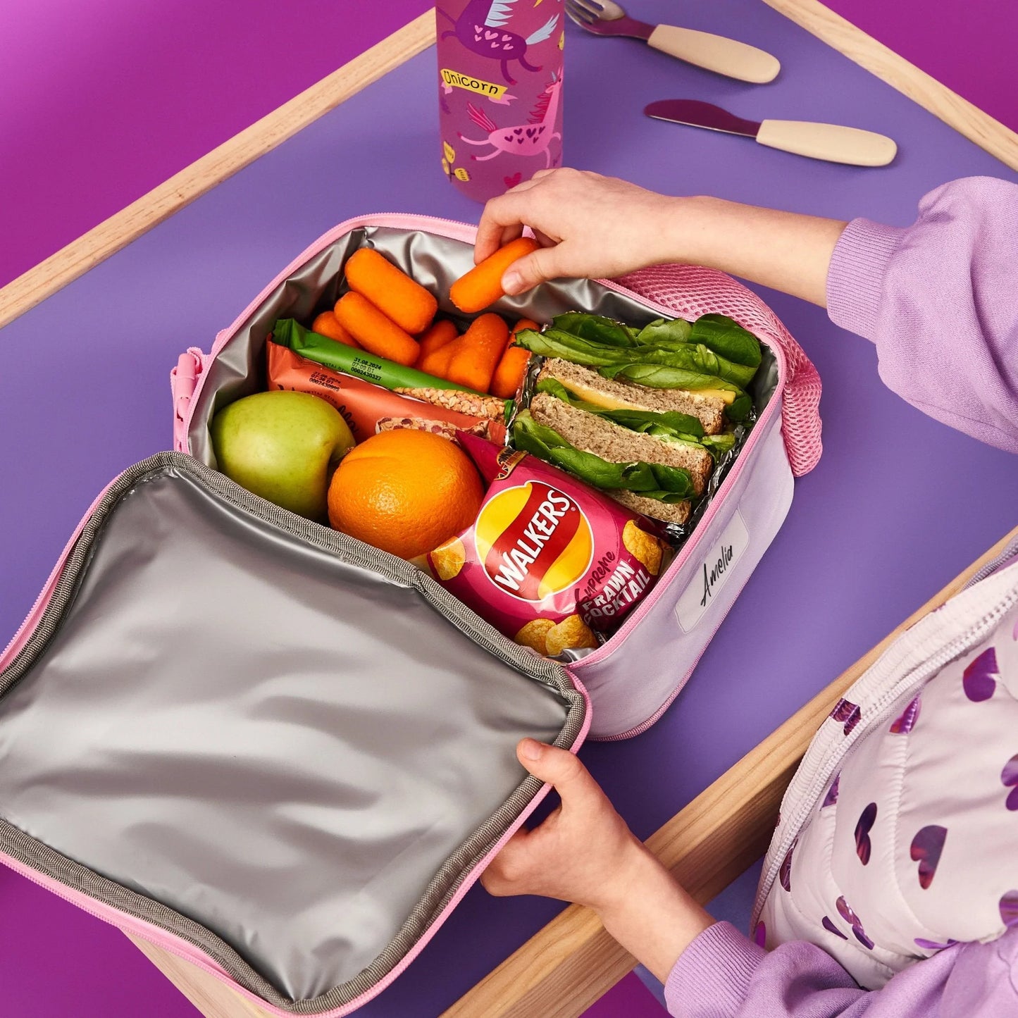 Ion8 Kids Insulated Unicorns Lunch Bag- Medium