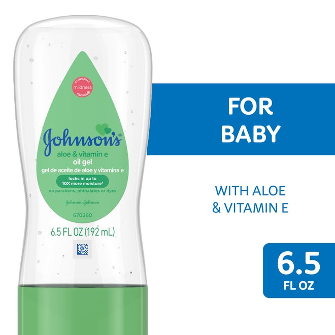 Johnson's Baby Oil Gel with Aloe & Vitamin E 192ml