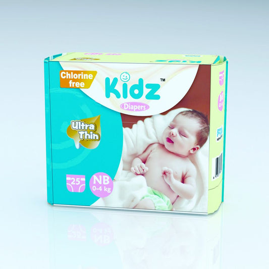 Kidz Diaper Belt Newborn (0-4 kg) 25 pcs