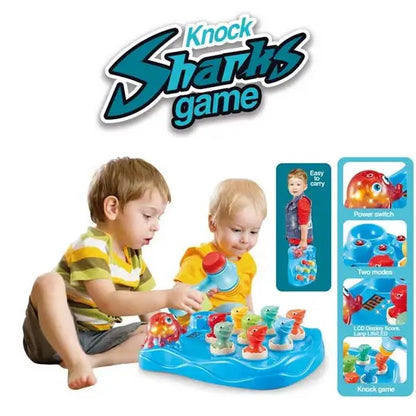 Knock Shark Game With Light And Music 3y+