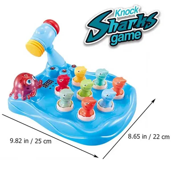 Knock Shark Game With Light And Music 3y+