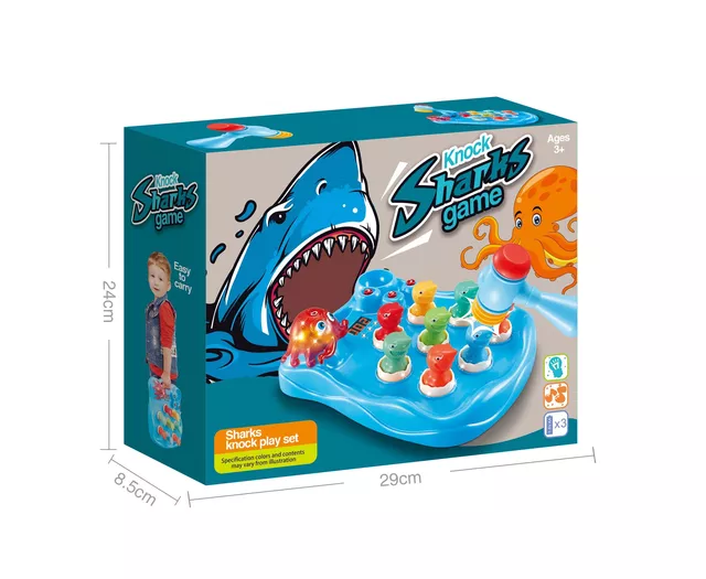 Knock Shark Game With Light And Music 3y+