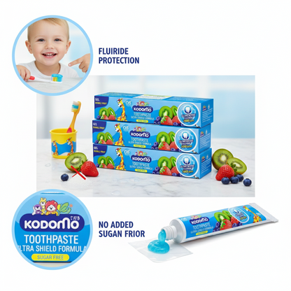 Kodomo Toothpaste Gel Ultra Shield Formula- Bubble Fruit 40g