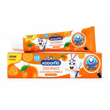 Kodomo Toothpaste Gel Ultra Shield Formula- Orange Cream 40g
