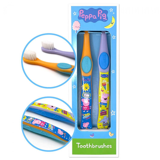 Kokomo Peppa Pig Twin Toothbrush- 2pcs
