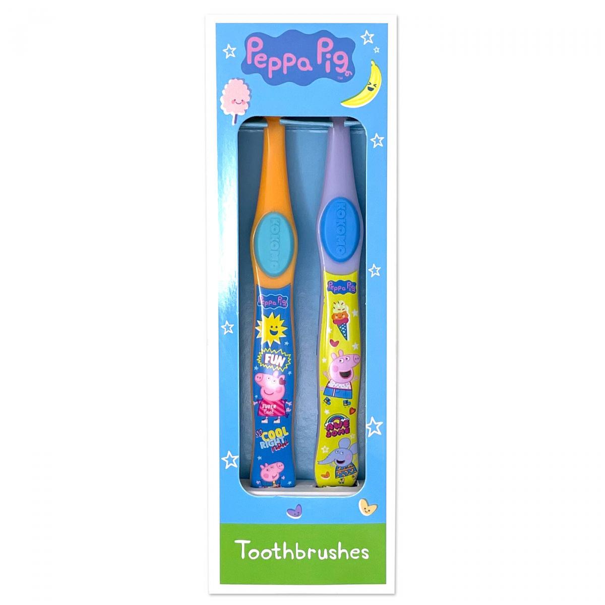 Kokomo Peppa Pig Twin Toothbrush- 2pcs