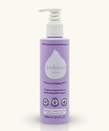 Kokoso Baby Coconut Oil Baby Lotion- Natural Coconut 190ml